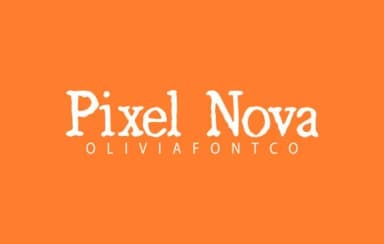 Pixel Nova by OliviaFontCo — Slab Serif Font — thumbnail 1