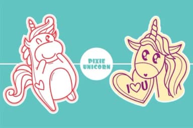 Pixie Unicorn by onoborgol — Dingbats Font — thumbnail 2
