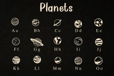 Planets by Nongyao — Dingbats Font — thumbnail 2