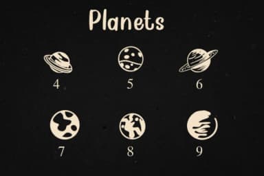 Planets by Nongyao — Dingbats Font — thumbnail 4