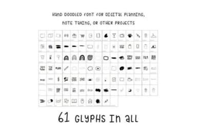 Planner Dingbats by Moe Howard — Dingbats Font — thumbnail 2
