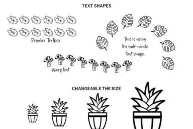 Plant Doodle by digitalplannerland — Dingbats Font — thumbnail 4