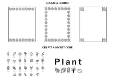 Plant Doodle by digitalplannerland — Dingbats Font — thumbnail 6