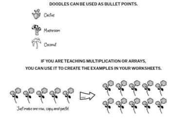 Plant Doodle by digitalplannerland — Dingbats Font — thumbnail 7
