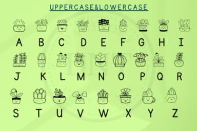 Plants by danita.kukkai — Dingbats Font — thumbnail 2