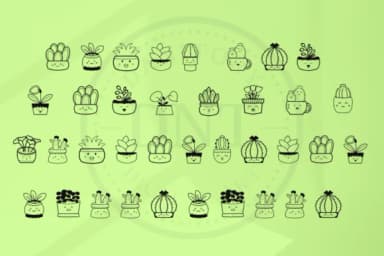 Plants by danita.kukkai — Dingbats Font — thumbnail 3