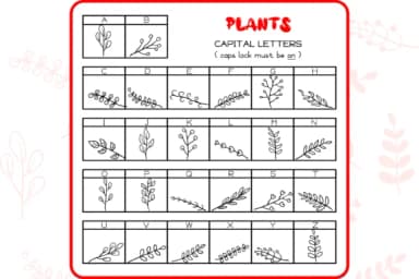Plants Dingbats by WADLEN — Dingbats Font — thumbnail 2