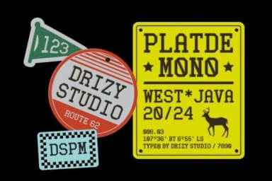 Platde by Drizy Studio — Slab Serif Font — thumbnail 2