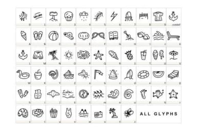 Play Beach by YandiDesigns — Dingbats Font — thumbnail 2