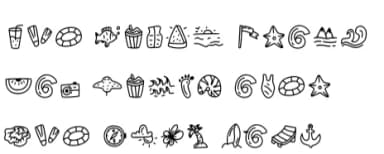 Play Beach by YandiDesigns — Dingbats Font — thumbnail 6