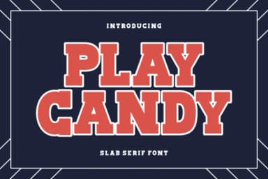 Play Candy by Ade (7NTypes) — Slab Serif Font — thumbnail 1