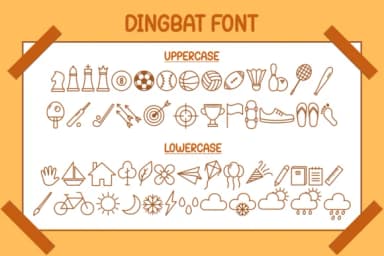 Play More by Rydmaker (7NTypes) — Dingbats Font — thumbnail 3