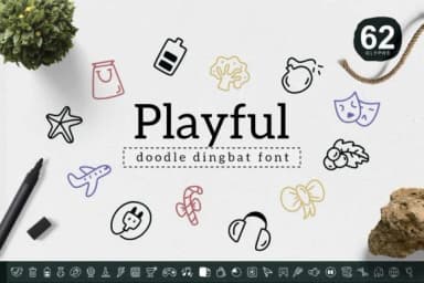 Playful by YandiDesigns — Dingbats Font — thumbnail 1