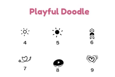 Playful Doodle by Nun Sukhwan — Dingbats Font — thumbnail 8