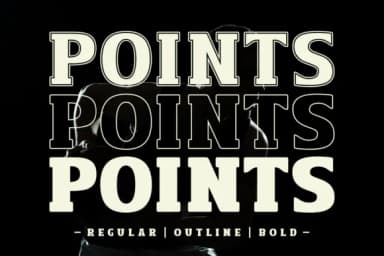 Points by Riman (7NTypes) — Slab Serif Font — thumbnail 1
