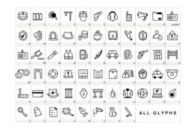 Police by YandiDesigns — Dingbats Font — thumbnail 2