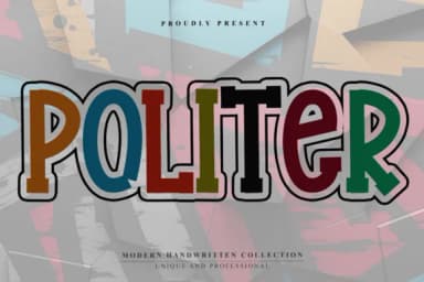 Politer by Plafont store — Slab Serif Font — thumbnail 1