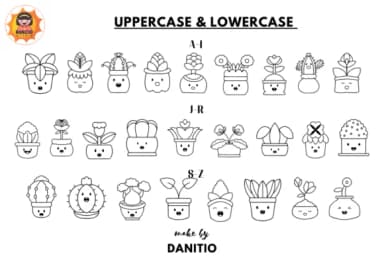 Potted Plants by danita.kukkai — Dingbats Font — thumbnail 2