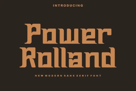 Power Rolland by kalingga.albert — Slab Serif Font