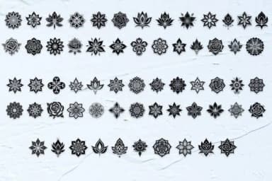 Powerful Geometric by MOMAT THIRTYONE — Dingbats Font — thumbnail 2