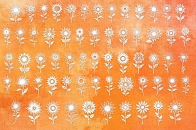 Powerful Sunflower by MOMAT THIRTYONE — Dingbats Font — thumbnail 2