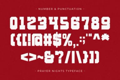 Prayer Nights by Pian45 — Slab Serif Font — thumbnail 6
