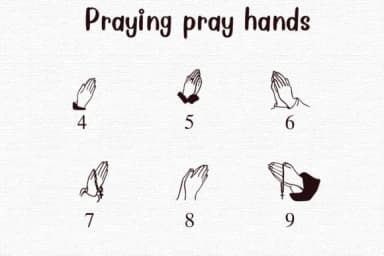 Praying Pray Hands by Nongyao — Dingbats Font — thumbnail 4