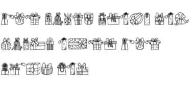 Present by Chonada — Dingbats Font — thumbnail 8