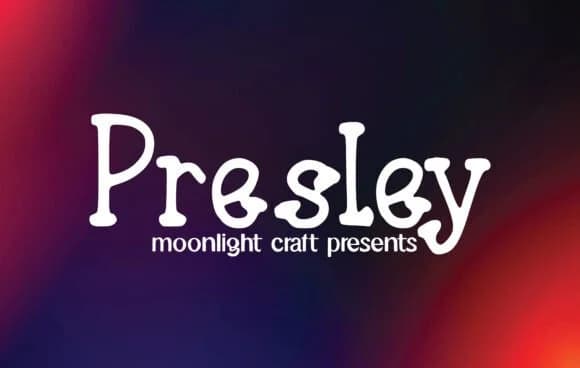 Presley by moonlight craft — Slab Serif Font