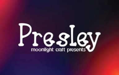 Presley by moonlight craft — Slab Serif Font — thumbnail 1