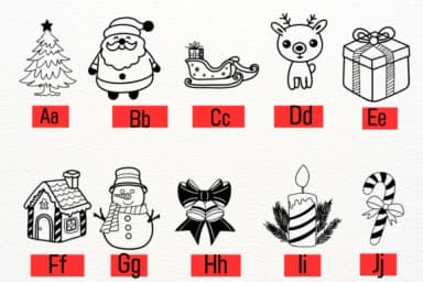 Pretty Christmas by Petal Pixels — Dingbats Font — thumbnail 2