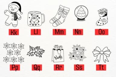 Pretty Christmas by Petal Pixels — Dingbats Font — thumbnail 3