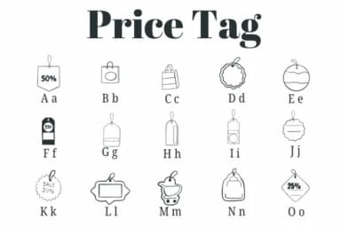 Price Tag by Suphitchaya — Dingbats Font — thumbnail 2