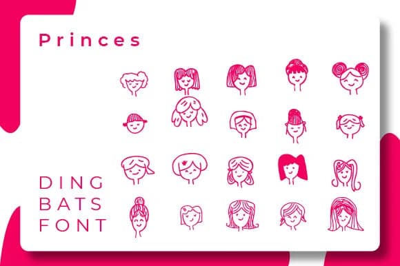 Princess by Ciriative — Dingbats Font