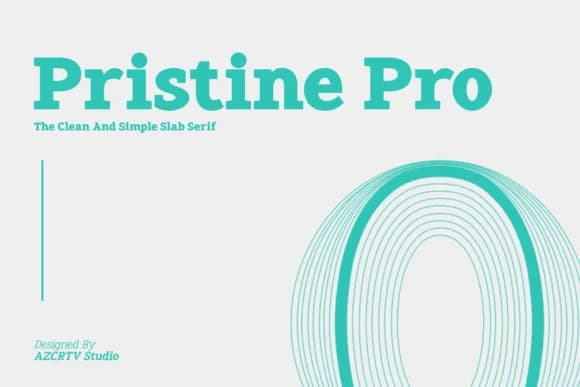 Pristine Pro by Azcreative Studio — Slab Serif Font