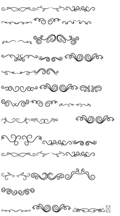 Procreate Divider by CraftedType Studio — Dingbats Font — thumbnail 5