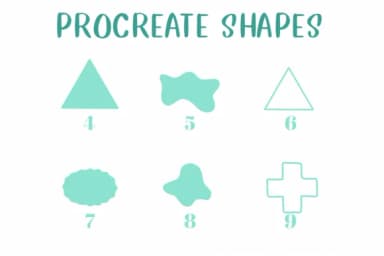 Procreate Shapes by CHANOK — Dingbats Font — thumbnail 4