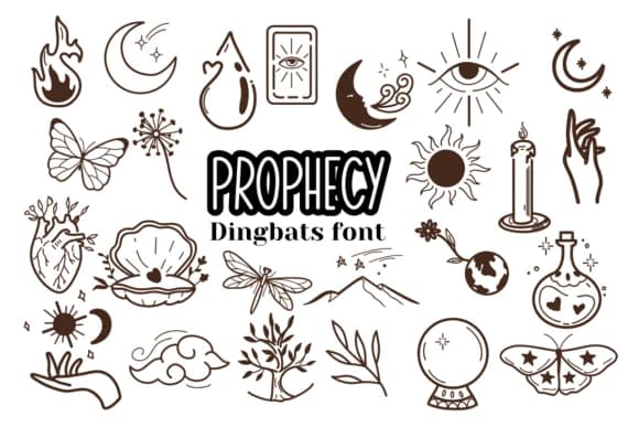 Prophecy by Nun Sukhwan — Dingbats Font