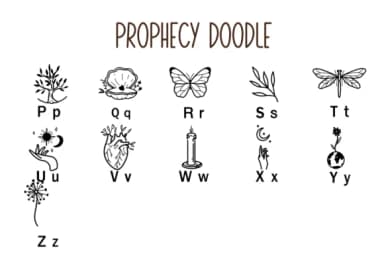 Prophecy by Nun Sukhwan — Dingbats Font — thumbnail 3