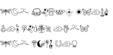 Prophecy by Nun Sukhwan — Dingbats Font — thumbnail 8