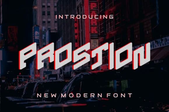 Prostion by prayoga_std — Slab Serif Font