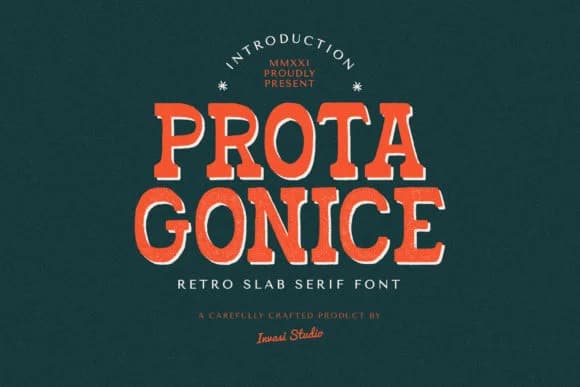 Prota Gonice by invasistudio — Slab Serif Font