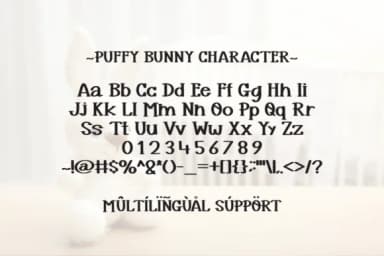 Puffy Bunny by Letterayu — Slab Serif Font — thumbnail 6