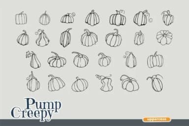 Pumpcreepy by onoborgol — Dingbats Font — thumbnail 2