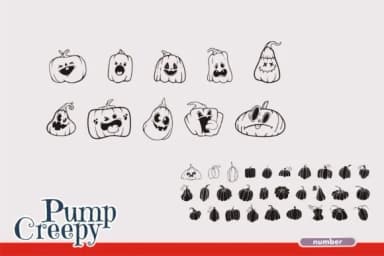 Pumpcreepy by onoborgol — Dingbats Font — thumbnail 4