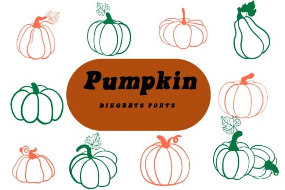 Pumpkin by Suphitchaya — Dingbats Font