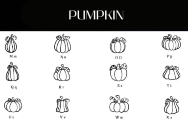 Pumpkin by Heartcraft Atelier — Dingbats Font — thumbnail 3