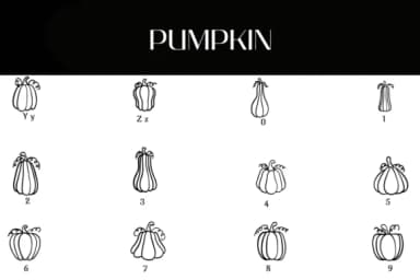 Pumpkin by Heartcraft Atelier — Dingbats Font — thumbnail 4