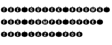 Pumpkin Cutout by HarperNCo — Dingbats Font — thumbnail 4