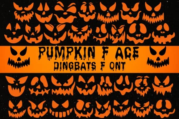 Pumpkin Face by Nongyao — Dingbats Font